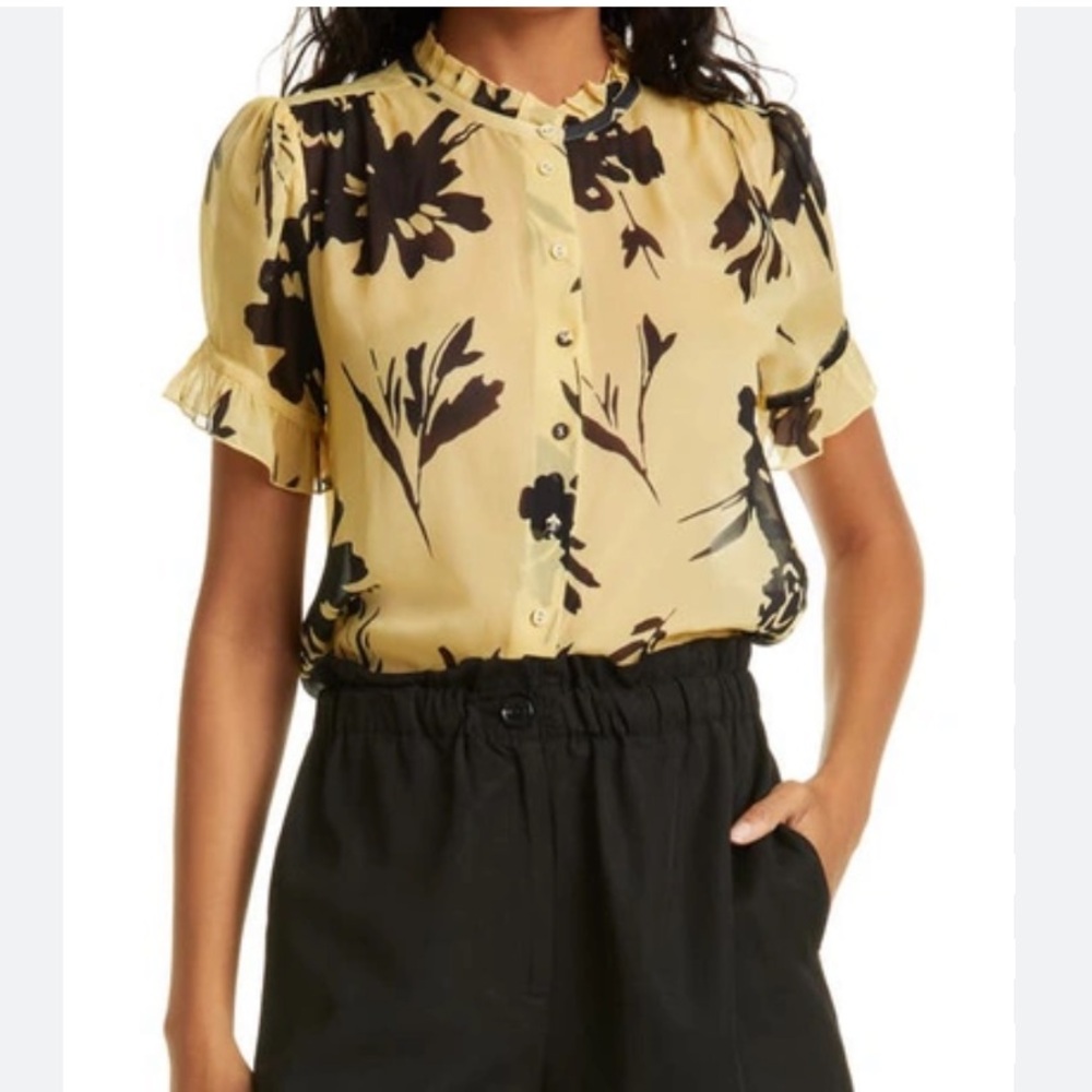 SAMSOE SAMSOE Silk Rosella shirt aop Size XL - Picture 4 of 10